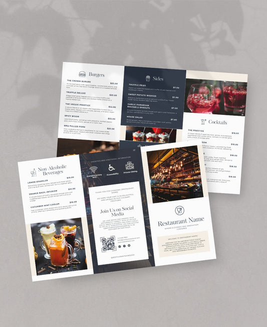 Brochure Menu Canva