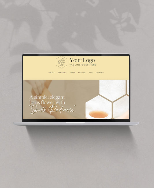 Canva Website Template For Waxing