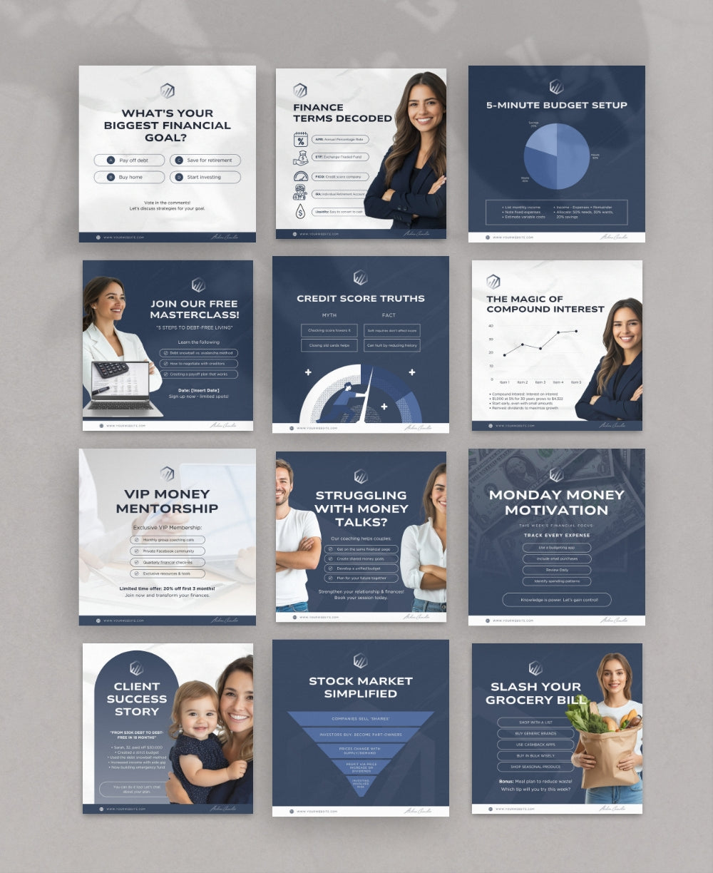 Financial Coach Post Templates