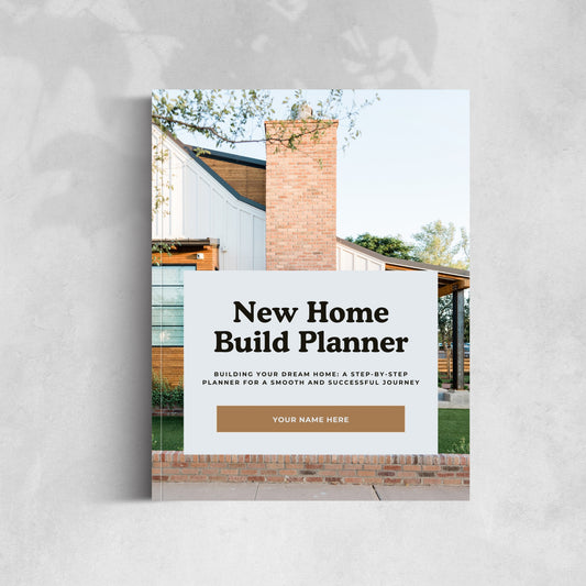 New home build planner