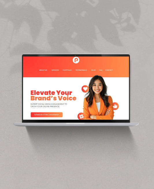 Social Media Agency Website Template