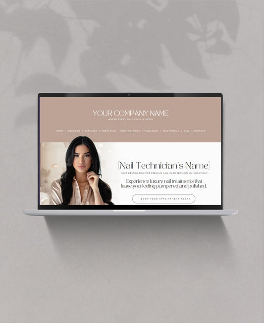 Website Template For Nails