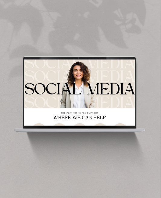 Social Media Manager Website